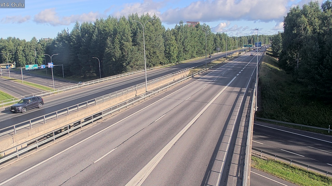 Weather Camera Image Väg 4 Uleåborg, Oulu, Pohjois-Pohjanmaa