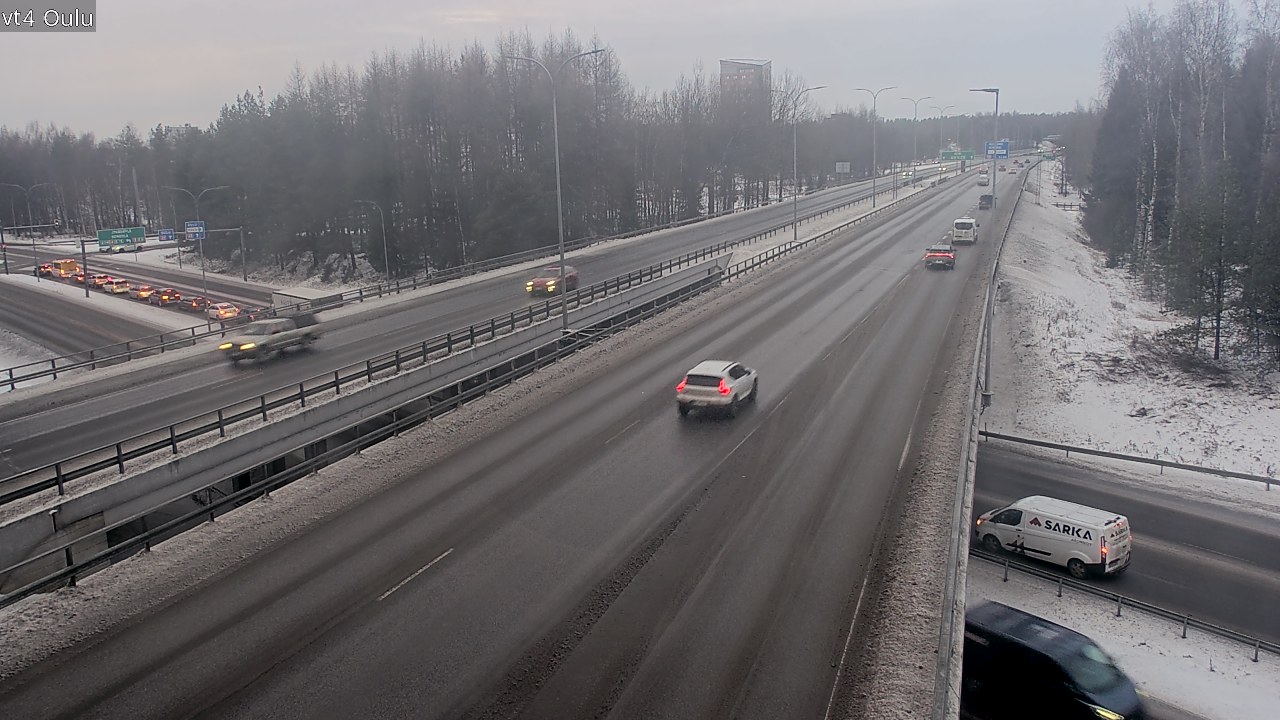 Weather Camera Image Väg 4 Uleåborg, Oulu, Pohjois-Pohjanmaa