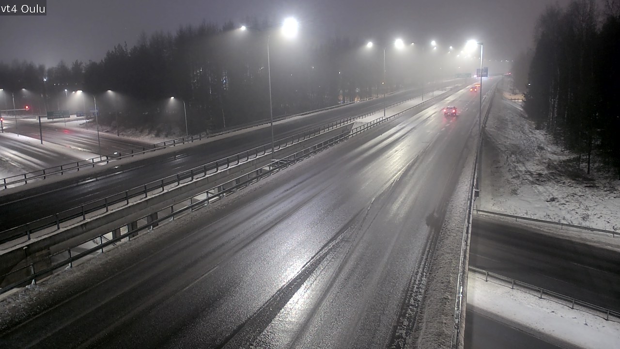Weather Camera Image Väg 4 Uleåborg, Oulu, Pohjois-Pohjanmaa