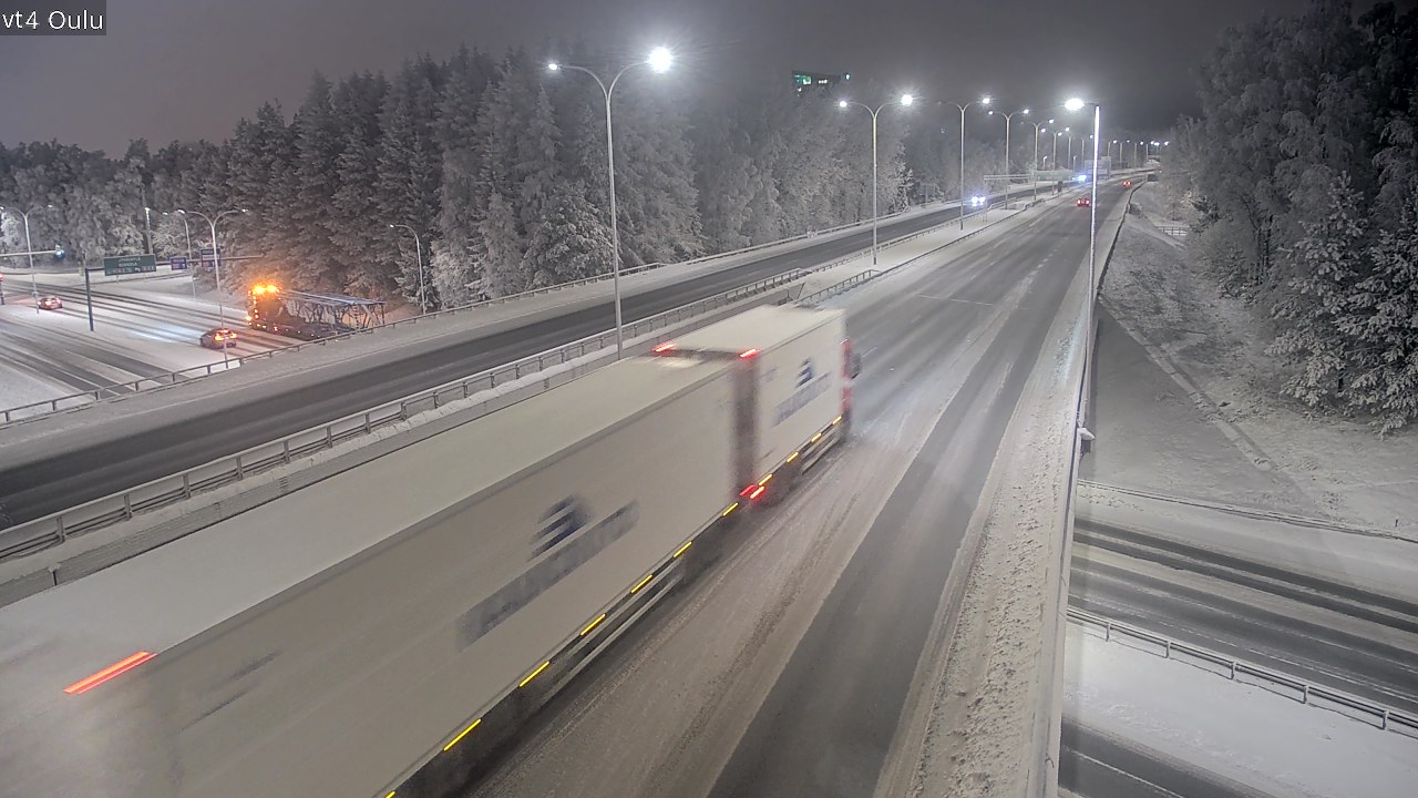 Weather Camera Image Road 4 Oulu, Oulu, Pohjois-Pohjanmaa
