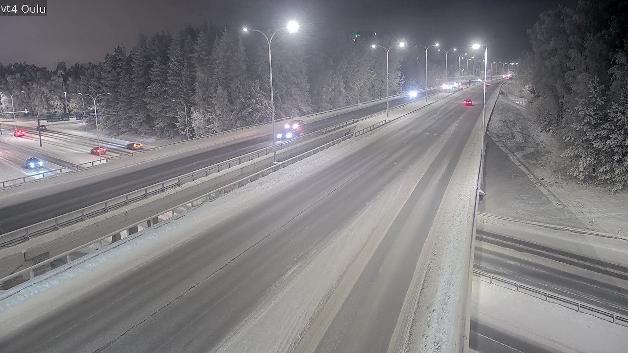 Weather Camera Image Road 4 Oulu, Oulu, Pohjois-Pohjanmaa