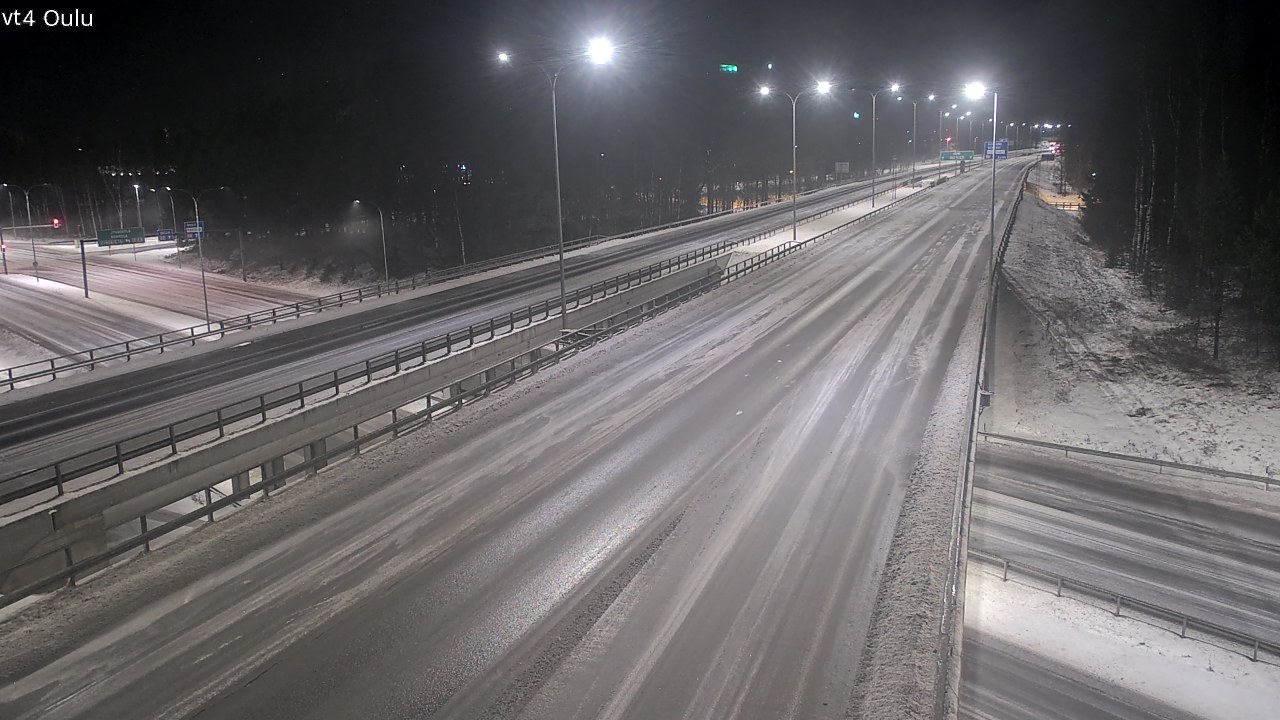 Weather Camera Image Väg 4 Uleåborg, Oulu, Pohjois-Pohjanmaa