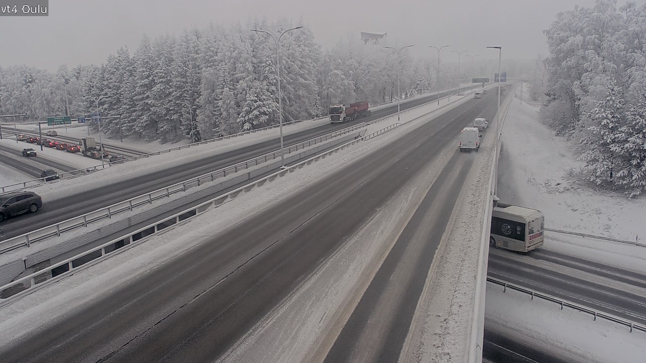 Weather Camera Image Road 4 Oulu, Oulu, Pohjois-Pohjanmaa