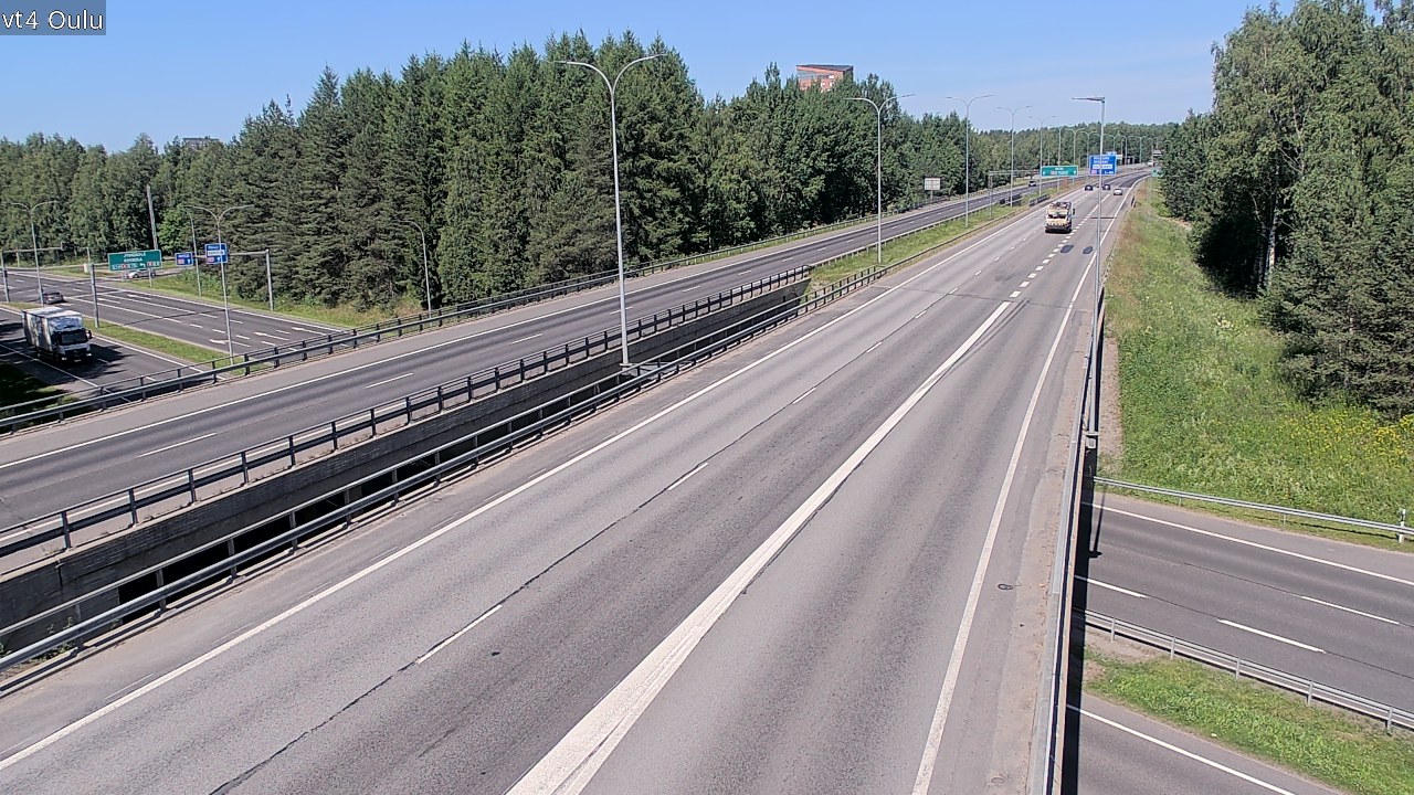 Weather Camera Image Road 4 Oulu, Oulu, Pohjois-Pohjanmaa