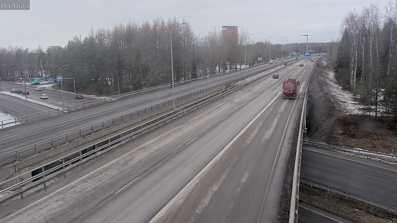 Weather Camera Image Road 4 Oulu, Oulu, Pohjois-Pohjanmaa
