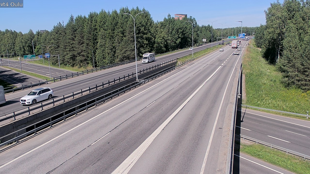Weather Camera Image Road 4 Oulu, Oulu, Pohjois-Pohjanmaa
