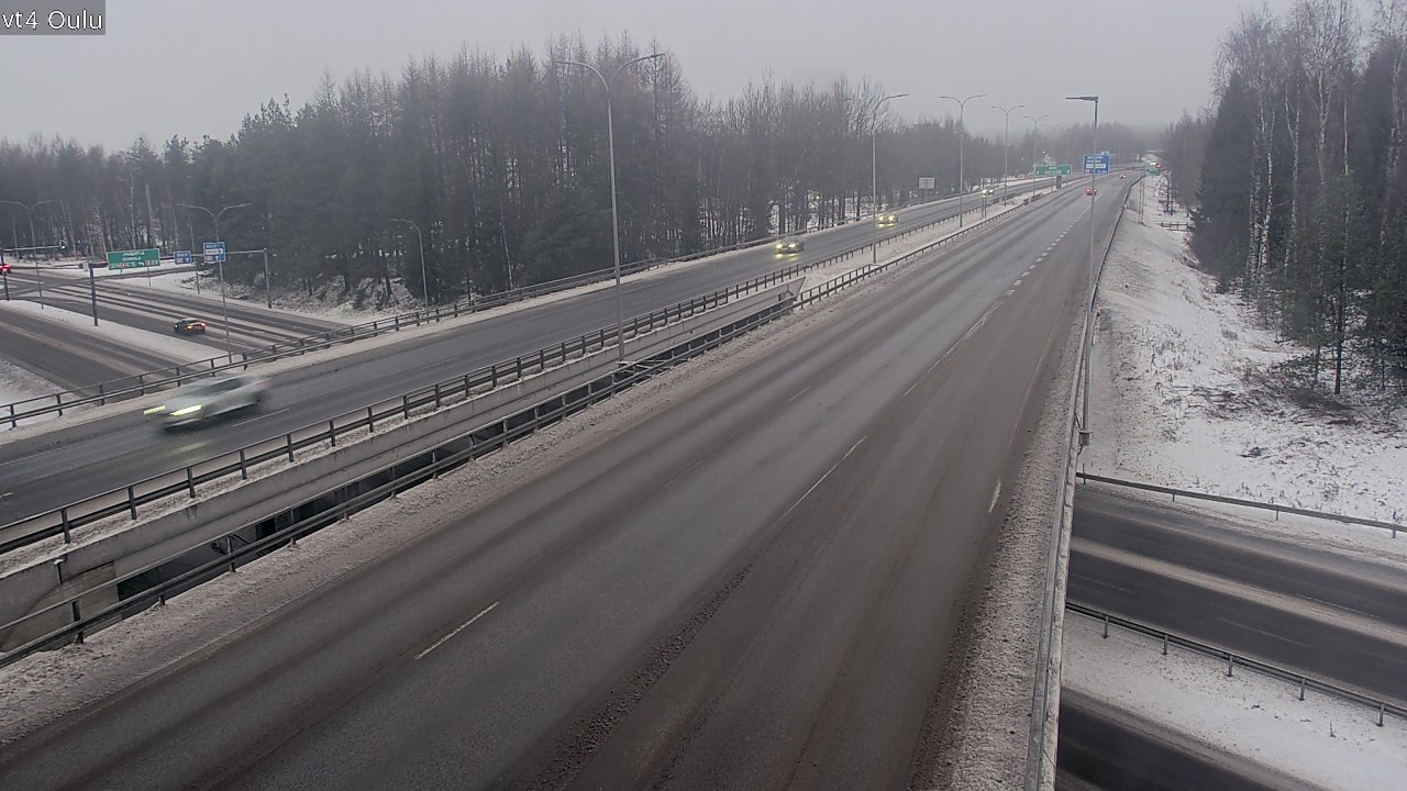 Weather Camera Image Väg 4 Uleåborg, Oulu, Pohjois-Pohjanmaa