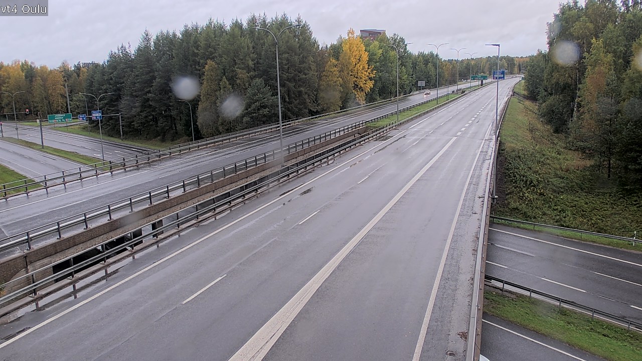 Weather Camera Image Väg 4 Uleåborg, Oulu, Pohjois-Pohjanmaa