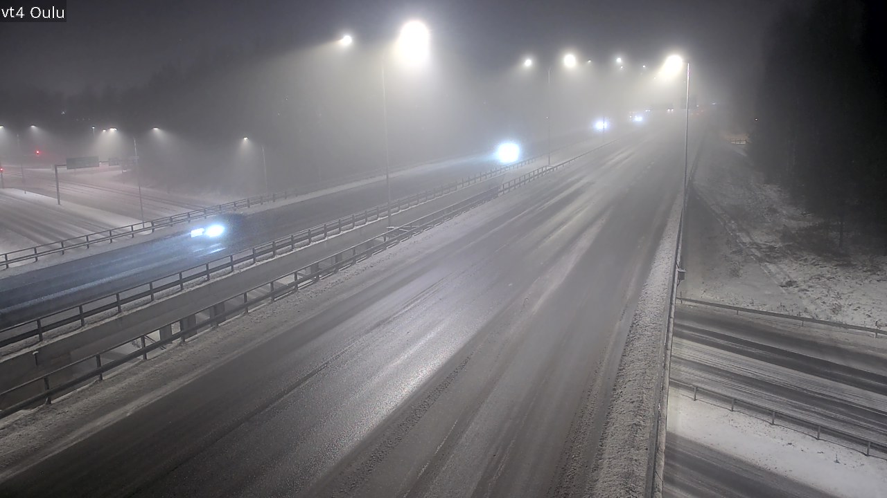 Weather Camera Image Väg 4 Uleåborg, Oulu, Pohjois-Pohjanmaa
