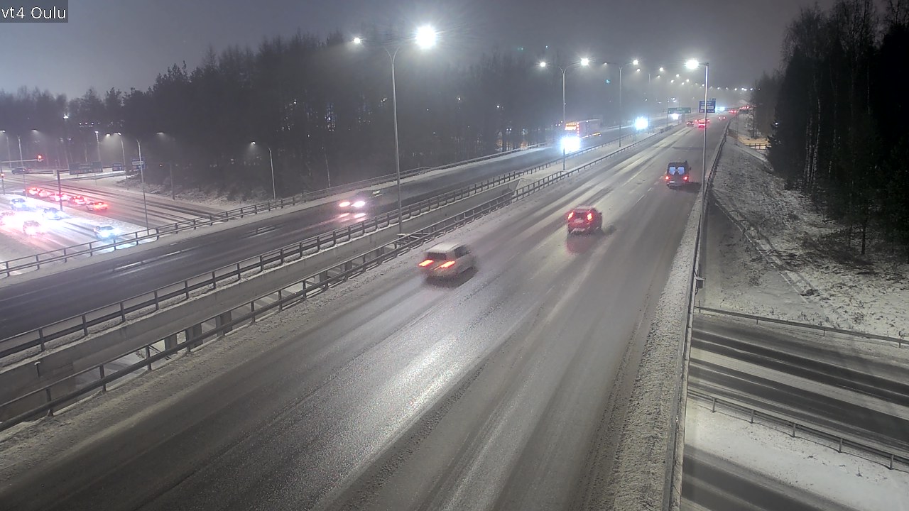 Weather Camera Image Väg 4 Uleåborg, Oulu, Pohjois-Pohjanmaa