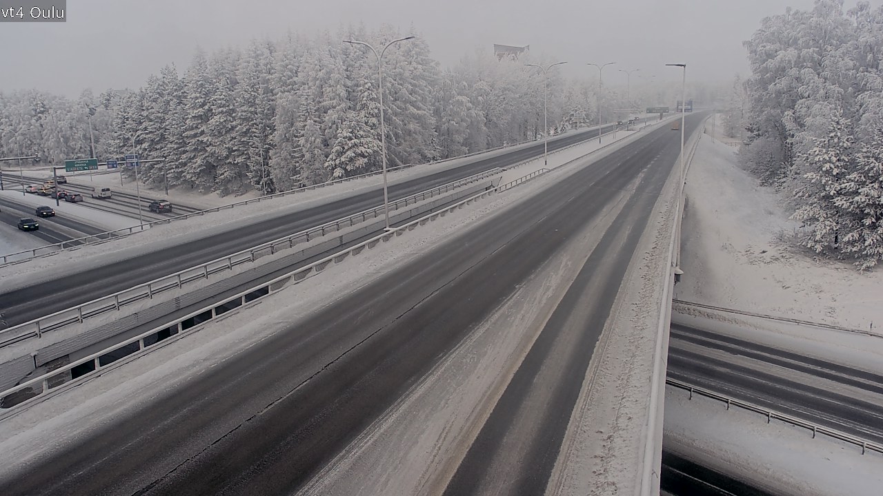 Weather Camera Image Road 4 Oulu, Oulu, Pohjois-Pohjanmaa