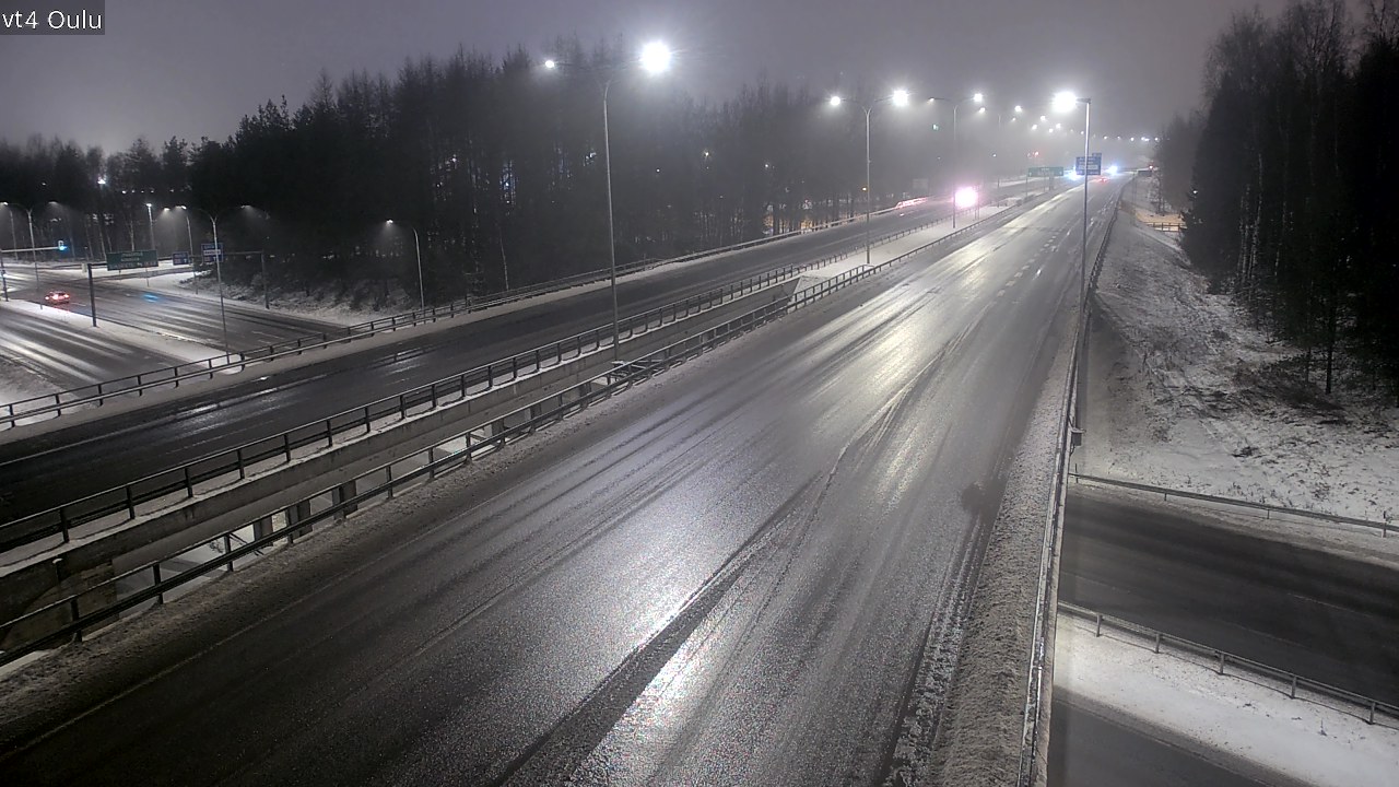 Weather Camera Image Väg 4 Uleåborg, Oulu, Pohjois-Pohjanmaa