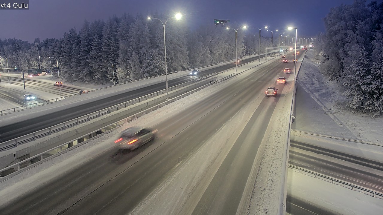 Weather Camera Image Road 4 Oulu, Oulu, Pohjois-Pohjanmaa