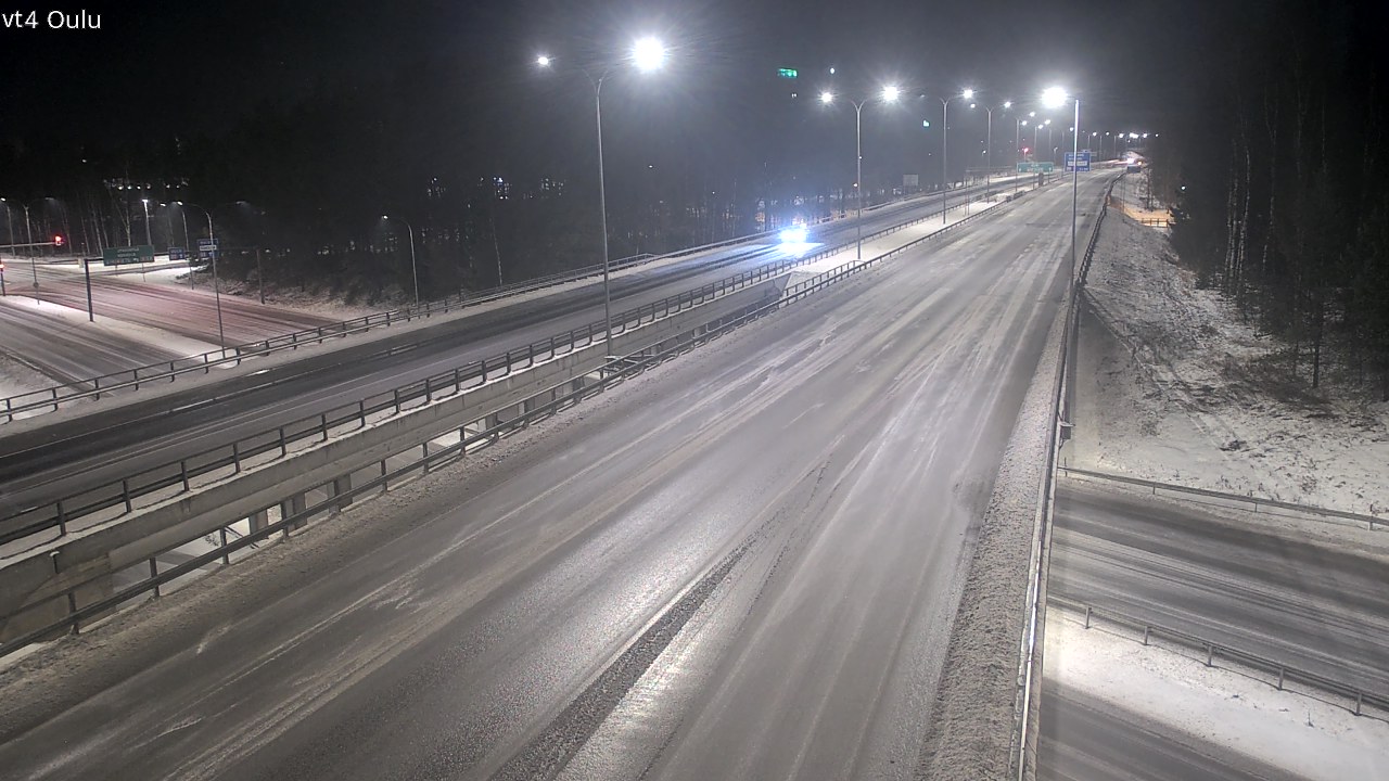 Weather Camera Image Väg 4 Uleåborg, Oulu, Pohjois-Pohjanmaa