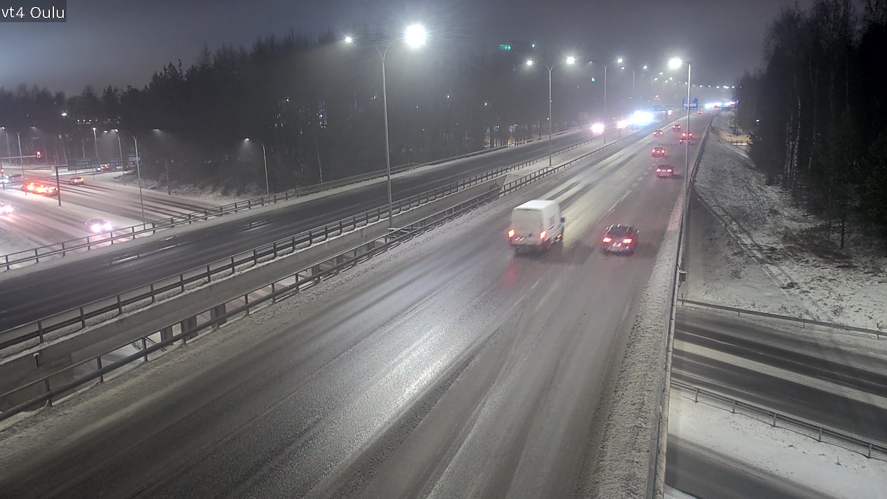 Weather Camera Image Väg 4 Uleåborg, Oulu, Pohjois-Pohjanmaa