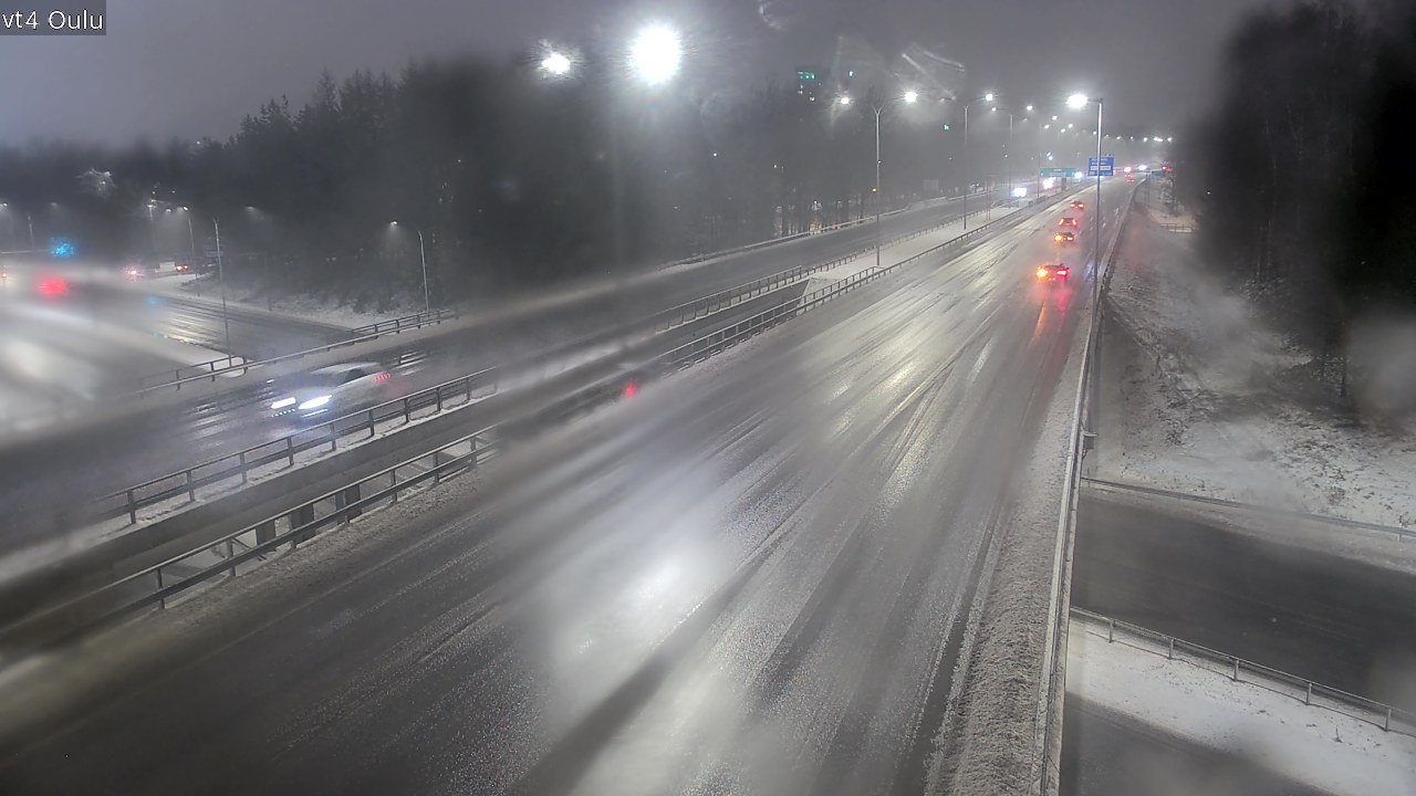 Weather Camera Image Väg 4 Uleåborg, Oulu, Pohjois-Pohjanmaa