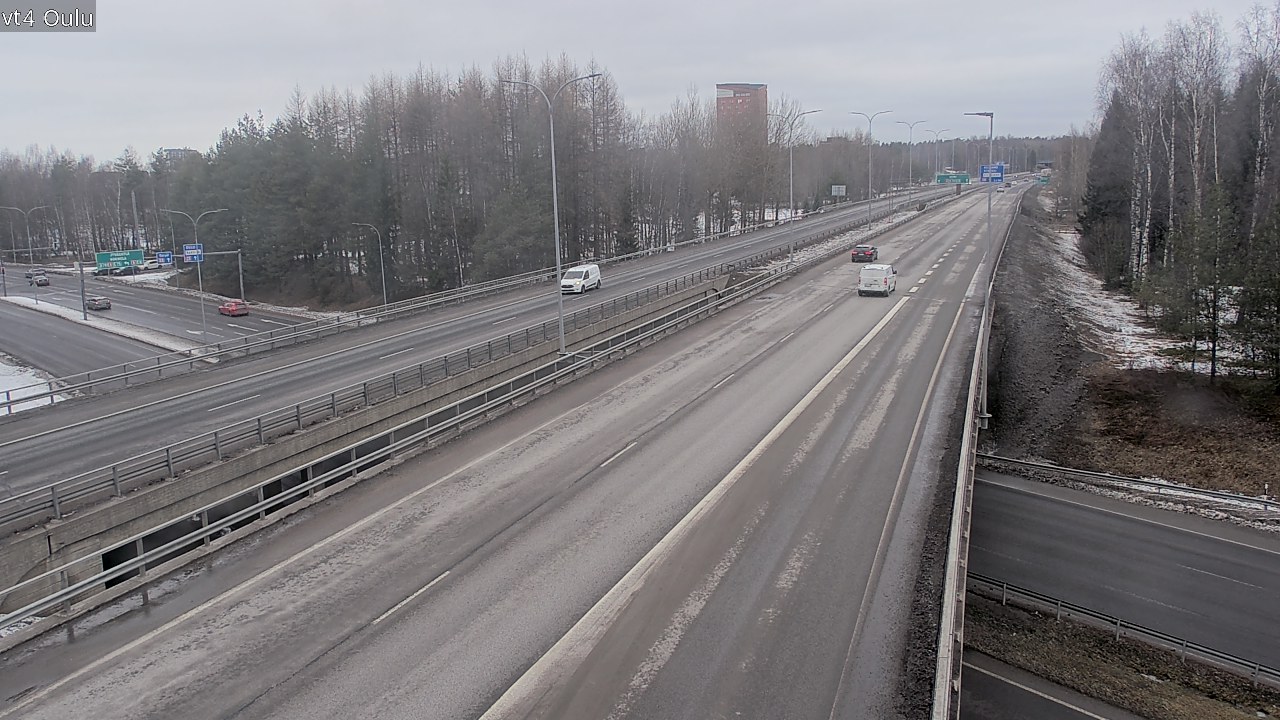 Weather Camera Image Road 4 Oulu, Oulu, Pohjois-Pohjanmaa