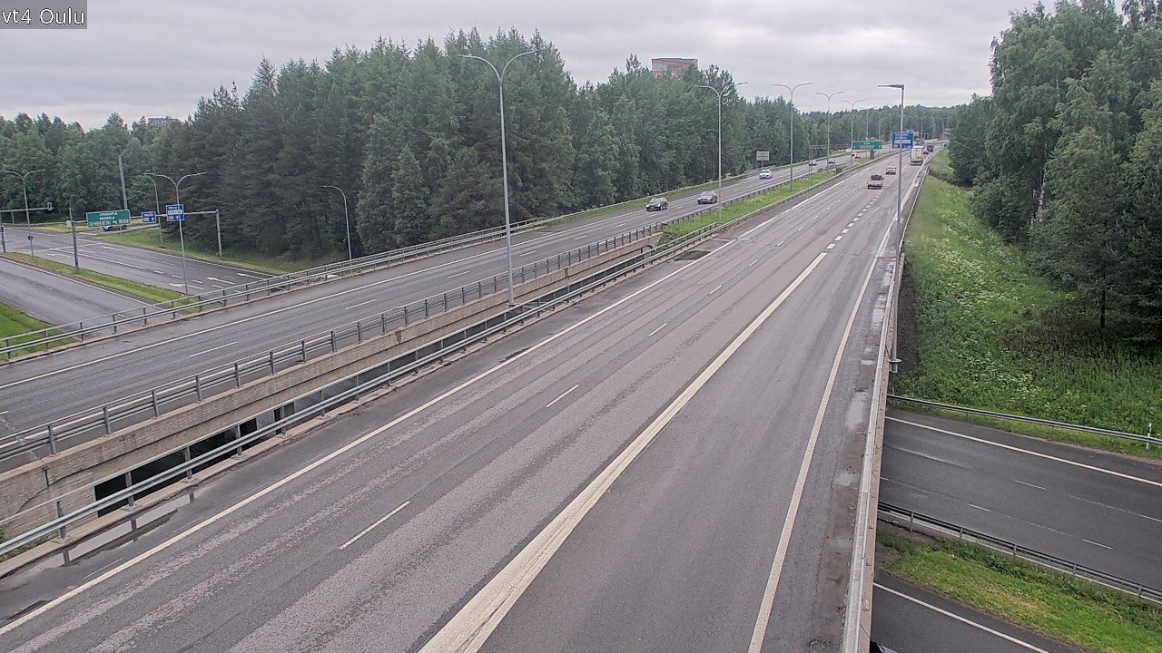 Weather Camera Image Väg 4 Uleåborg, Oulu, Pohjois-Pohjanmaa