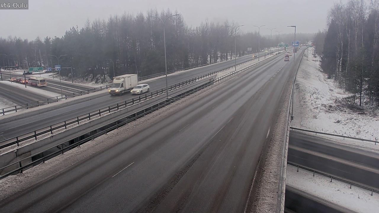 Weather Camera Image Väg 4 Uleåborg, Oulu, Pohjois-Pohjanmaa
