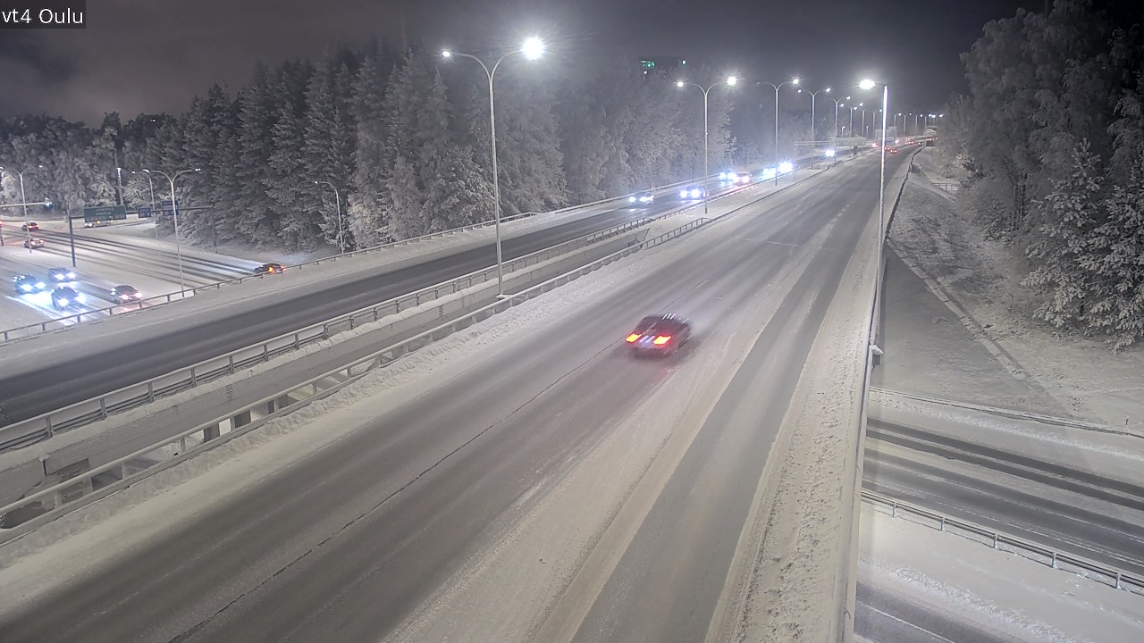 Weather Camera Image Road 4 Oulu, Oulu, Pohjois-Pohjanmaa