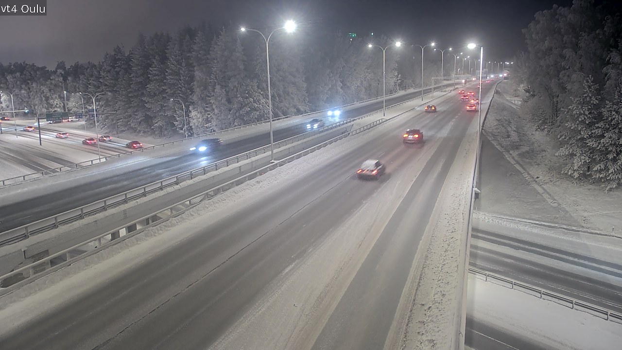 Weather Camera Image Road 4 Oulu, Oulu, Pohjois-Pohjanmaa
