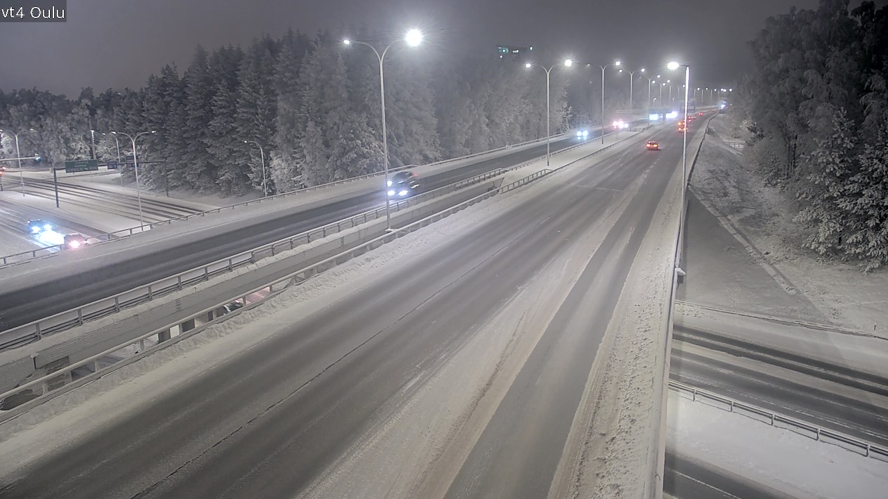 Weather Camera Image Road 4 Oulu, Oulu, Pohjois-Pohjanmaa