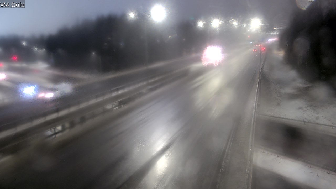 Weather Camera Image Väg 4 Uleåborg, Oulu, Pohjois-Pohjanmaa