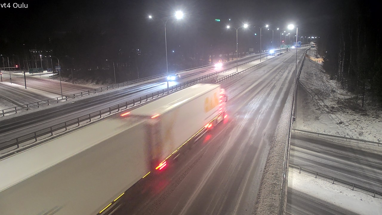 Weather Camera Image Väg 4 Uleåborg, Oulu, Pohjois-Pohjanmaa
