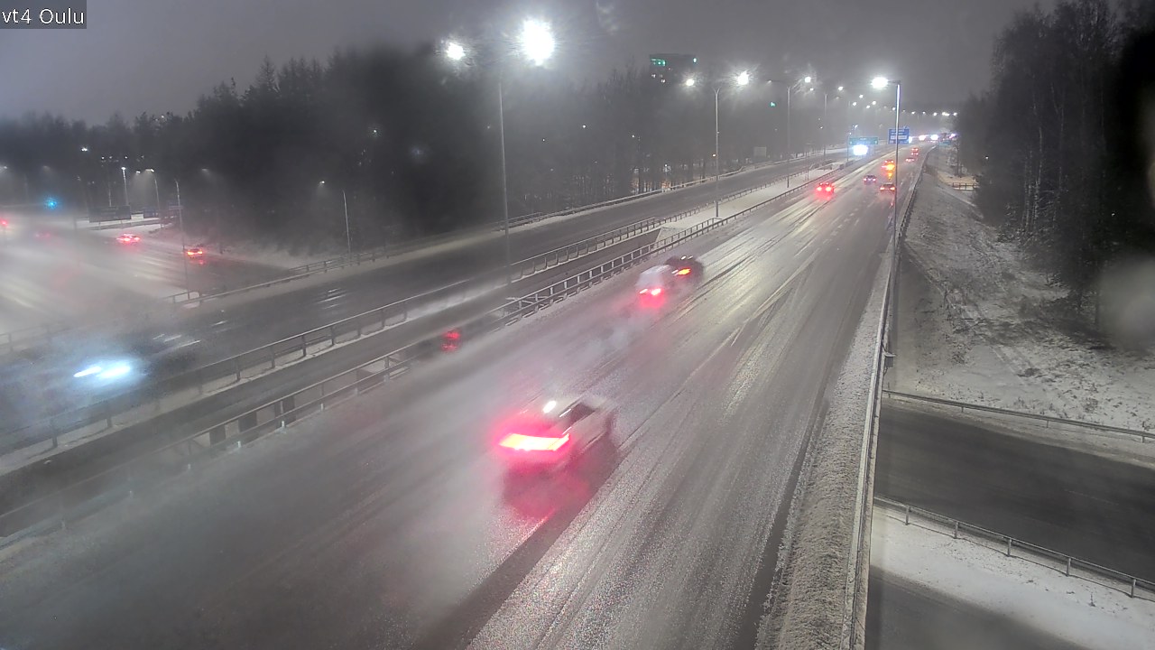 Weather Camera Image Väg 4 Uleåborg, Oulu, Pohjois-Pohjanmaa