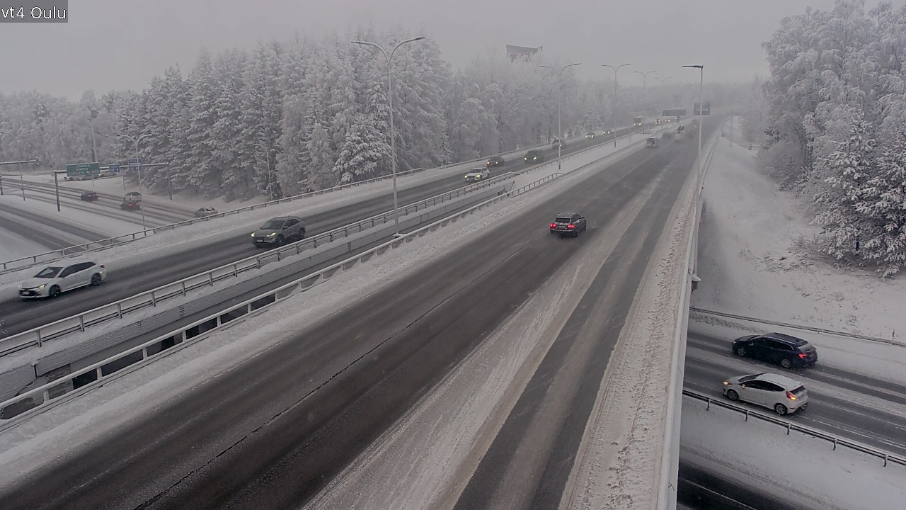 Weather Camera Image Road 4 Oulu, Oulu, Pohjois-Pohjanmaa