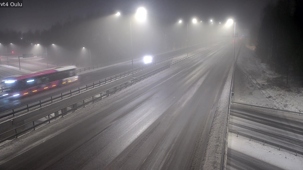Weather Camera Image Väg 4 Uleåborg, Oulu, Pohjois-Pohjanmaa