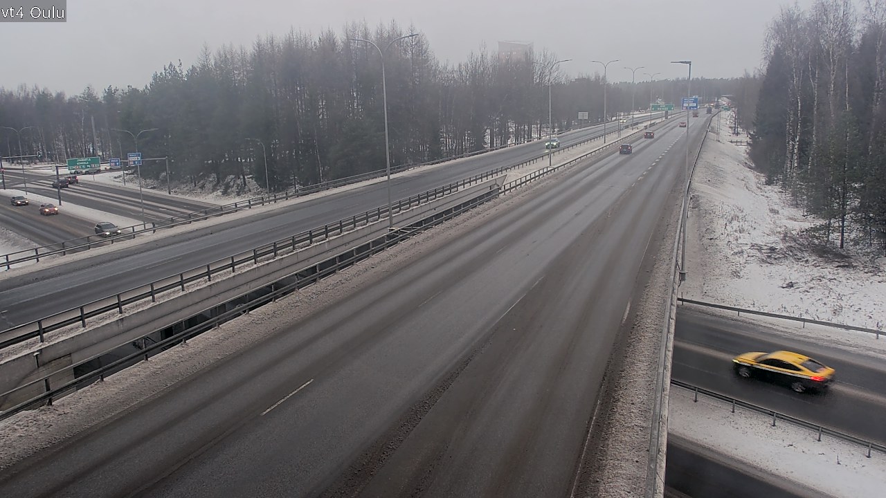 Weather Camera Image Väg 4 Uleåborg, Oulu, Pohjois-Pohjanmaa