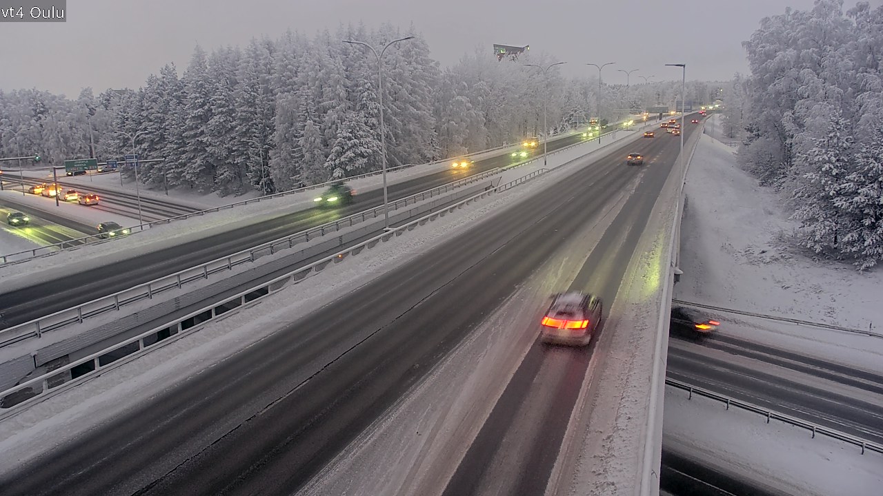 Weather Camera Image Road 4 Oulu, Oulu, Pohjois-Pohjanmaa