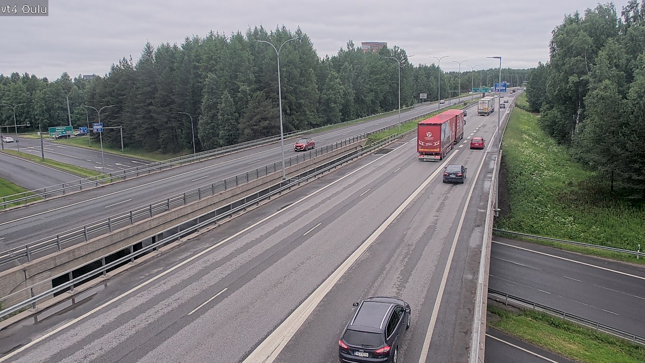 Weather Camera Image Road 4 Oulu, Oulu, Pohjois-Pohjanmaa