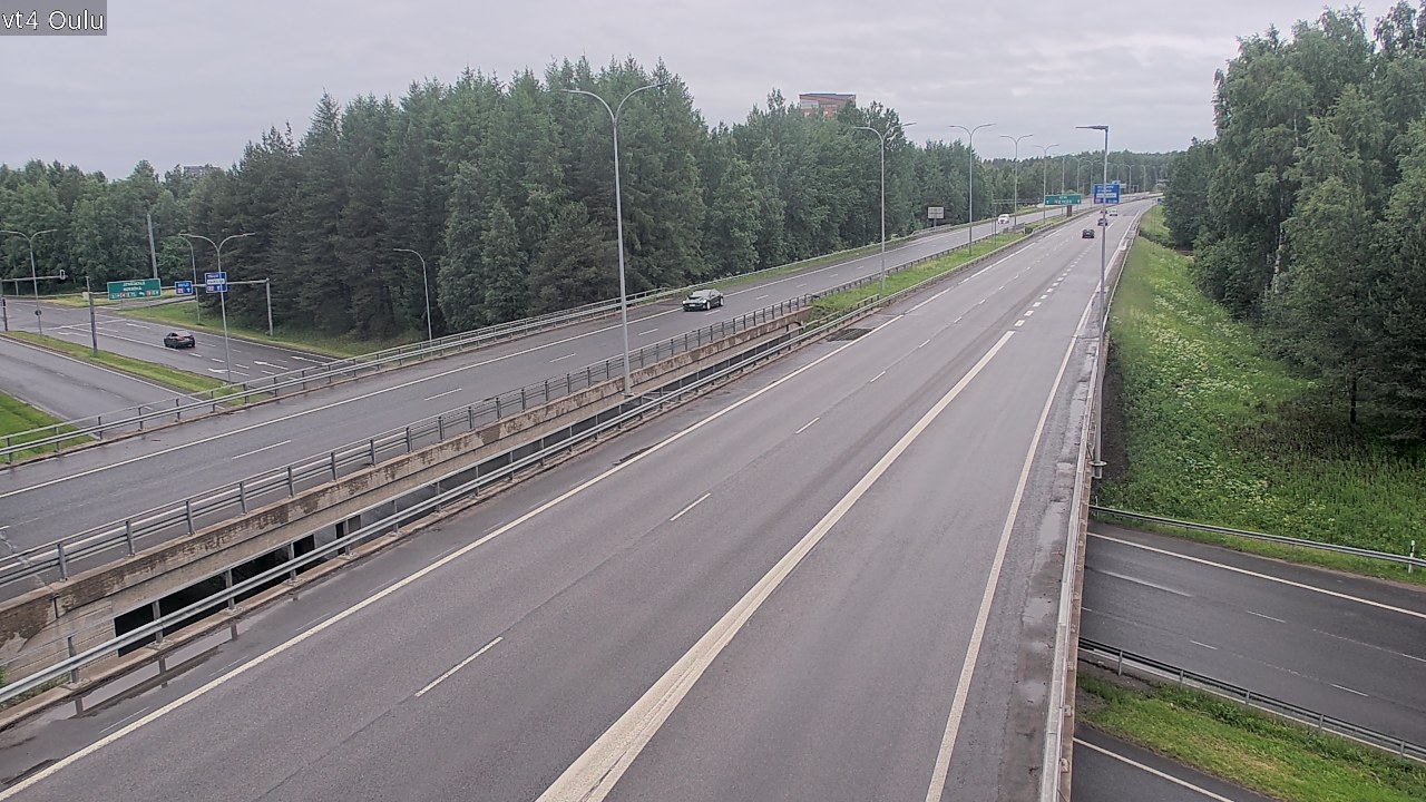 Weather Camera Image Väg 4 Uleåborg, Oulu, Pohjois-Pohjanmaa