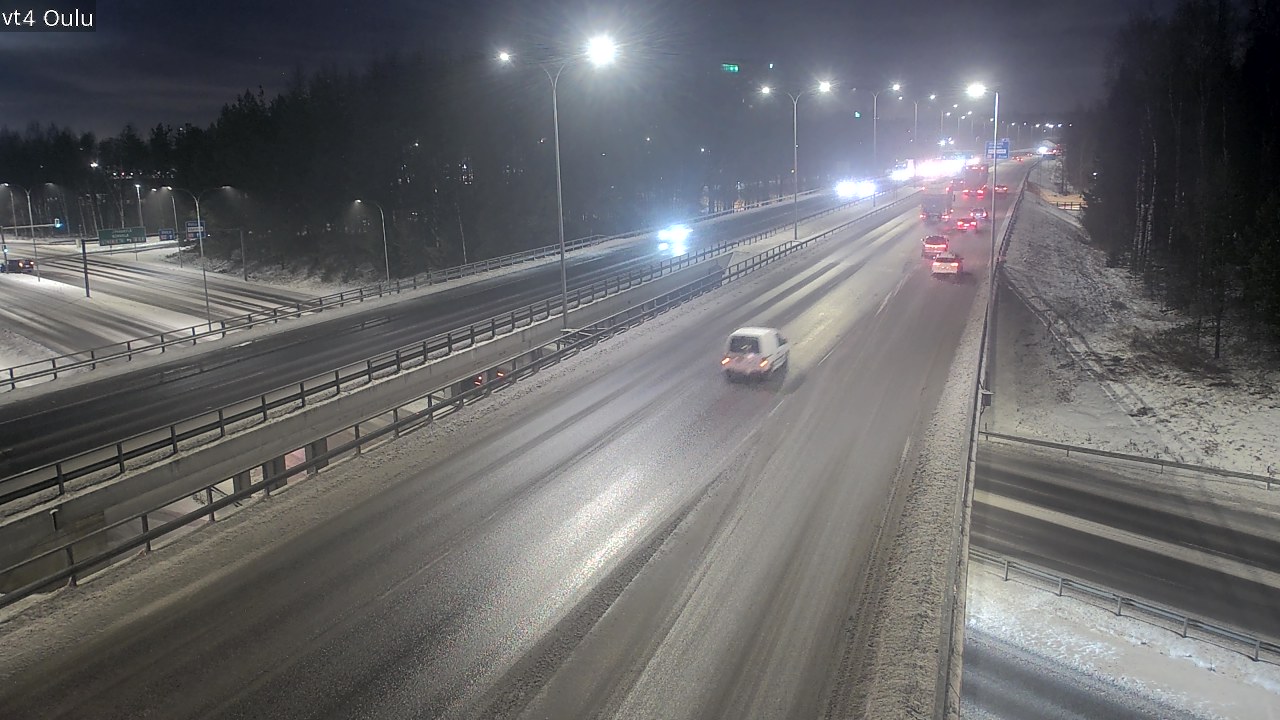 Weather Camera Image Väg 4 Uleåborg, Oulu, Pohjois-Pohjanmaa