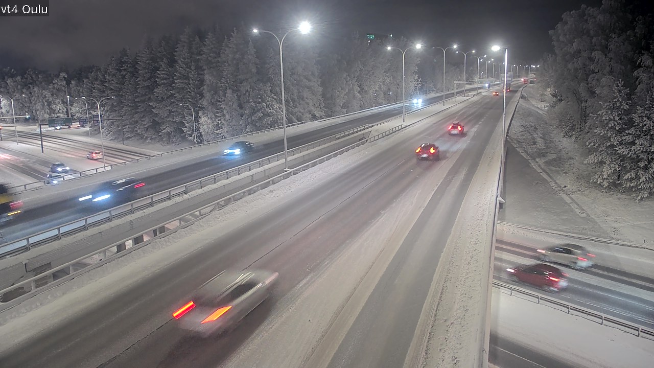 Weather Camera Image Road 4 Oulu, Oulu, Pohjois-Pohjanmaa