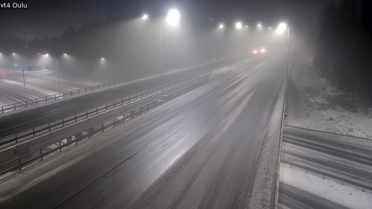 Weather Camera Image Väg 4 Uleåborg, Oulu, Pohjois-Pohjanmaa