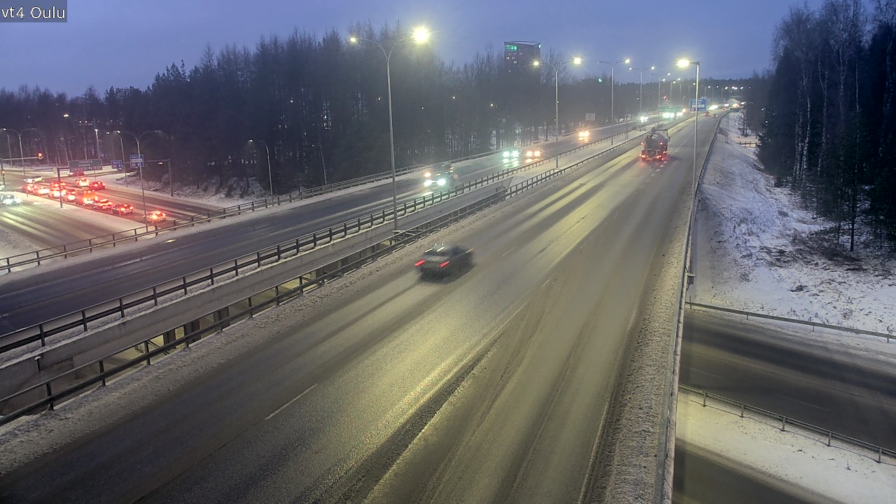 Weather Camera Image Road 4 Oulu, Oulu, Pohjois-Pohjanmaa