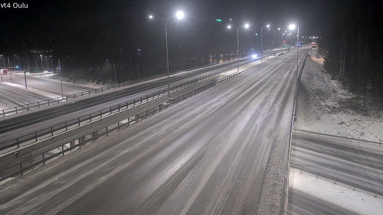 Weather Camera Image Väg 4 Uleåborg, Oulu, Pohjois-Pohjanmaa