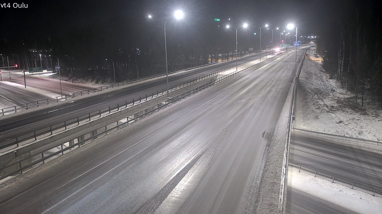 Weather Camera Image Väg 4 Uleåborg, Oulu, Pohjois-Pohjanmaa