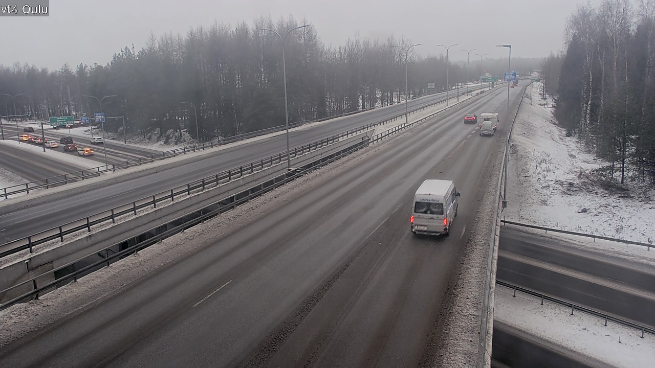Weather Camera Image Väg 4 Uleåborg, Oulu, Pohjois-Pohjanmaa