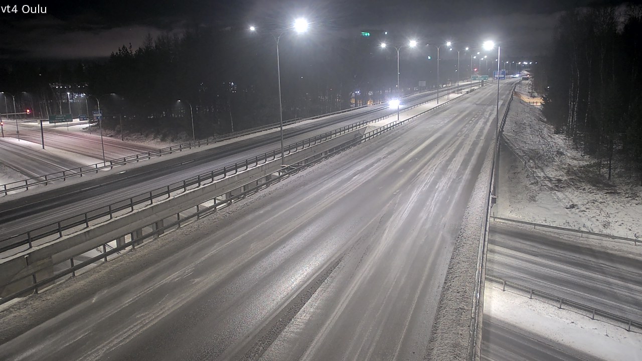 Weather Camera Image Väg 4 Uleåborg, Oulu, Pohjois-Pohjanmaa