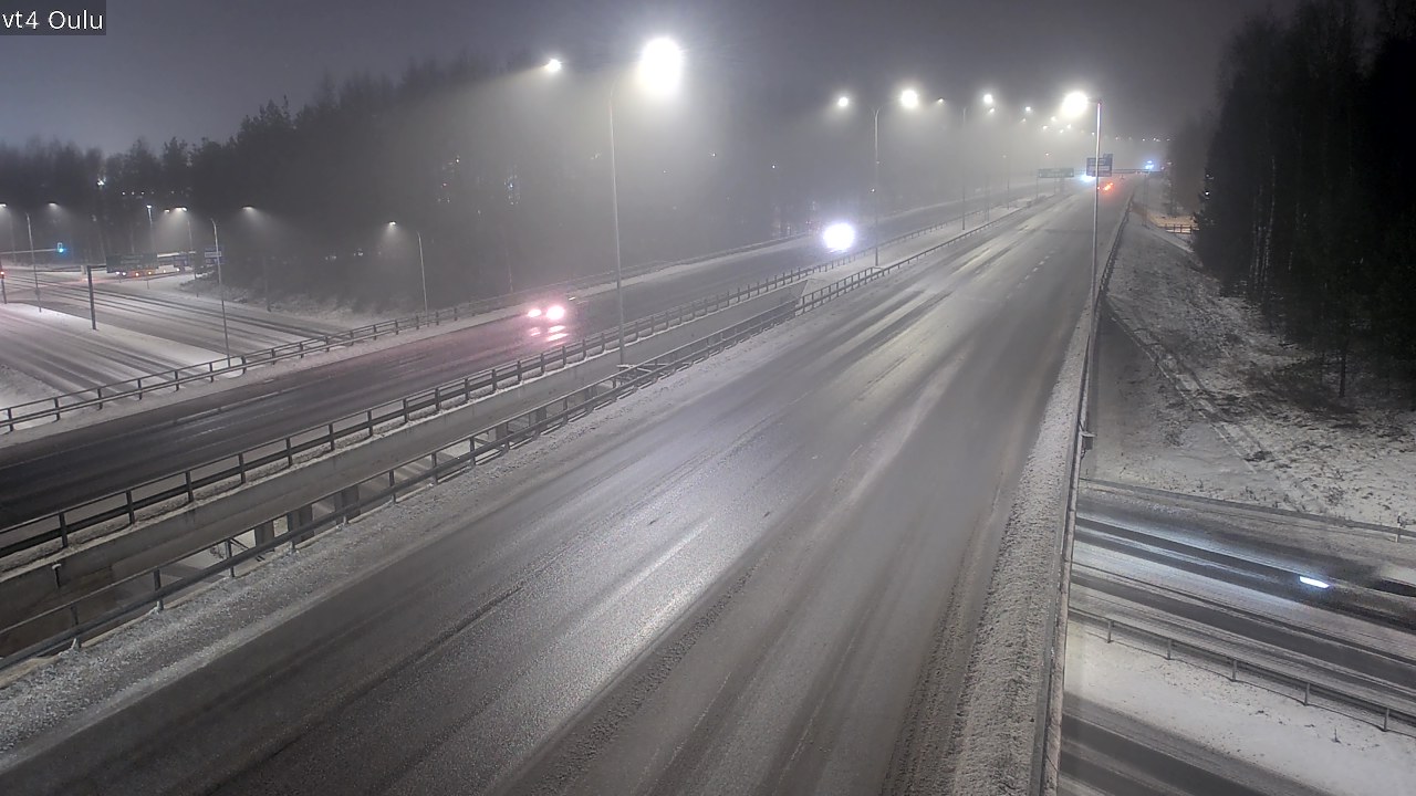 Weather Camera Image Väg 4 Uleåborg, Oulu, Pohjois-Pohjanmaa