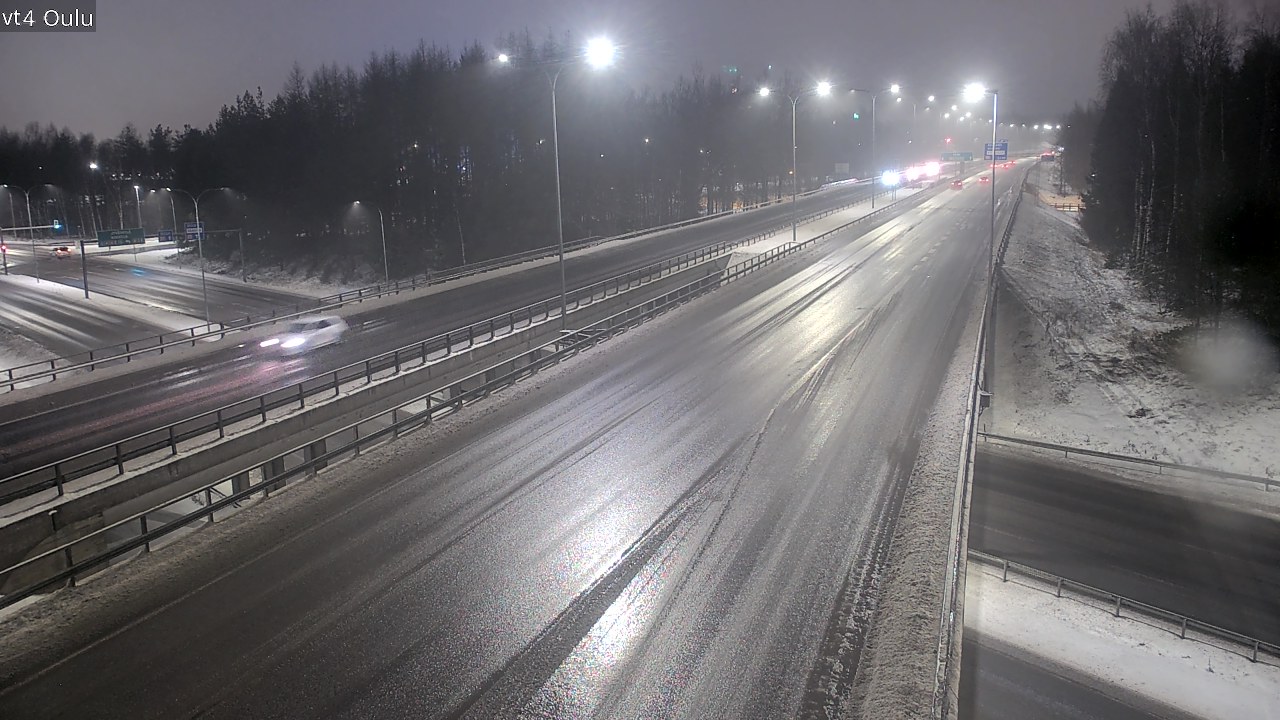 Weather Camera Image Väg 4 Uleåborg, Oulu, Pohjois-Pohjanmaa