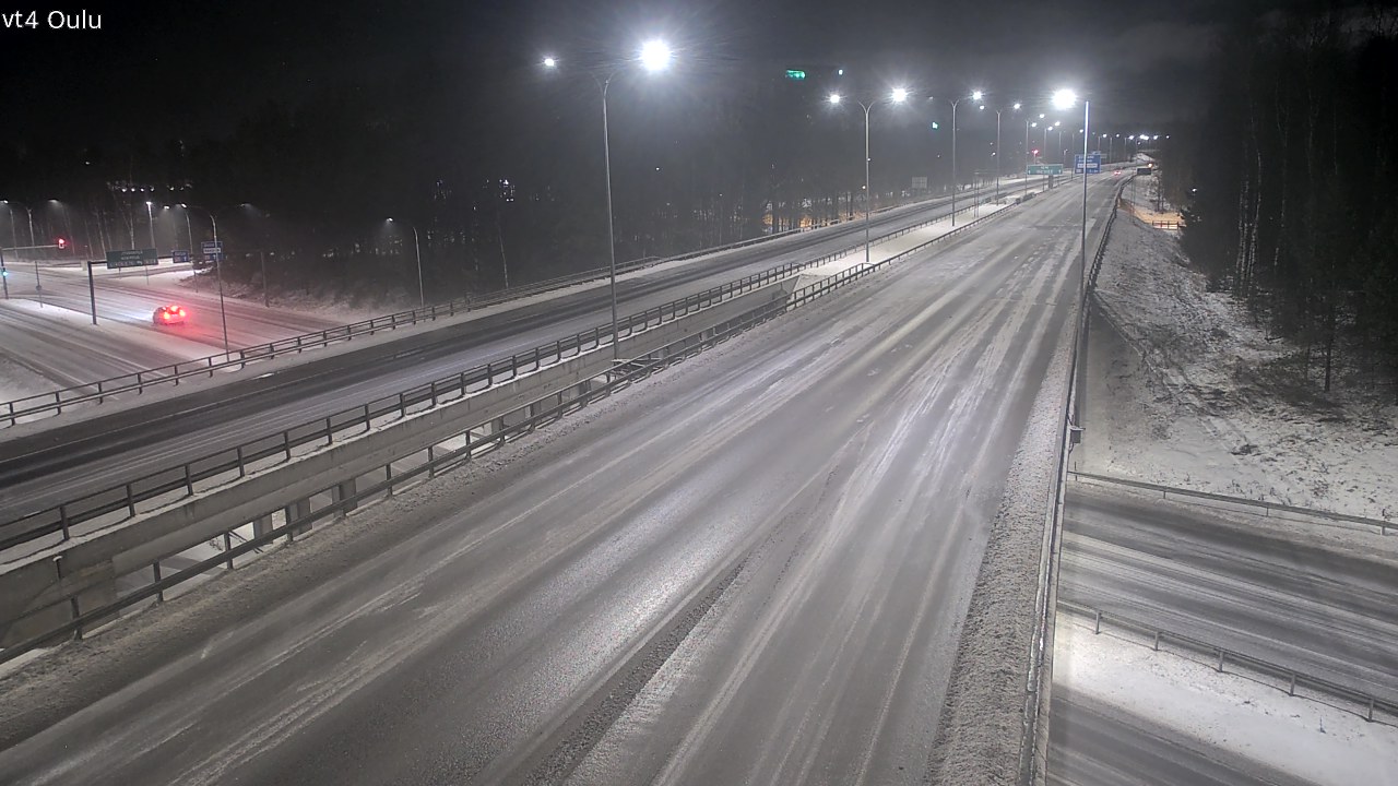 Weather Camera Image Väg 4 Uleåborg, Oulu, Pohjois-Pohjanmaa