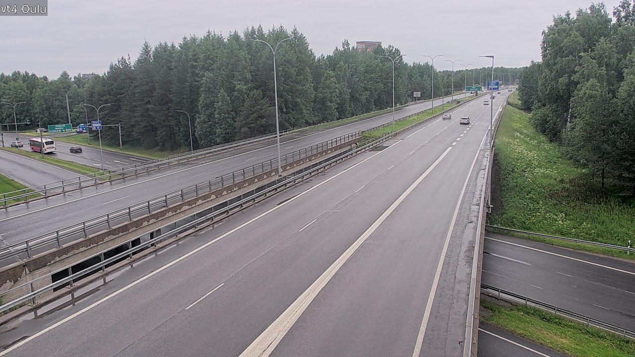 Weather Camera Image Road 4 Oulu, Oulu, Pohjois-Pohjanmaa