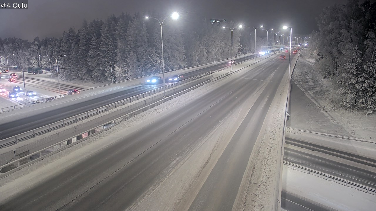 Weather Camera Image Road 4 Oulu, Oulu, Pohjois-Pohjanmaa