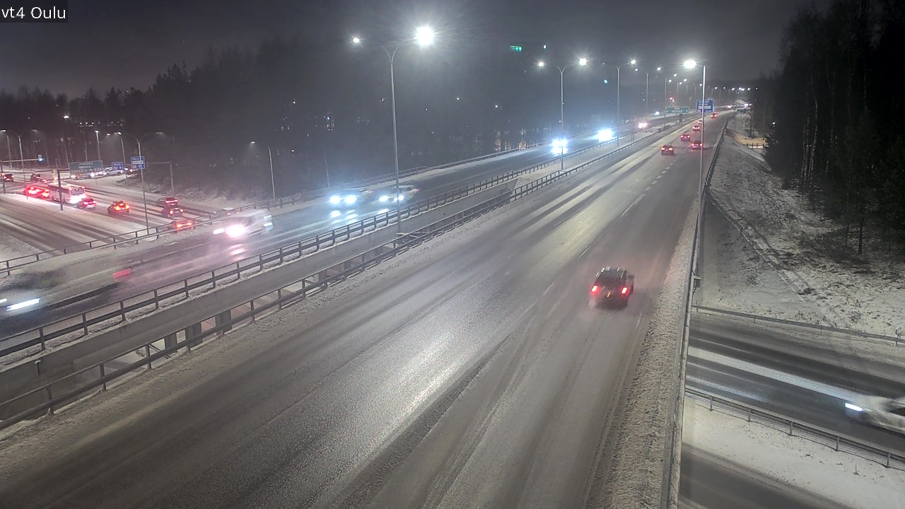 Weather Camera Image Väg 4 Uleåborg, Oulu, Pohjois-Pohjanmaa