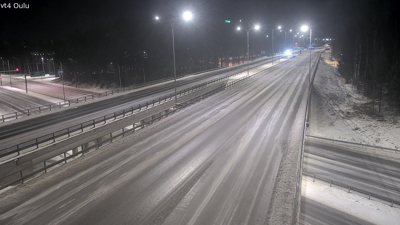 Weather Camera Image Väg 4 Uleåborg, Oulu, Pohjois-Pohjanmaa